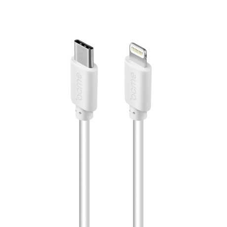 Kaabel USB-C - Lightning, 1m, valge