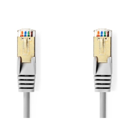 Võrgukaabel Nedis RJ45 M - RJ45 M, 10m, hall, Cat5e