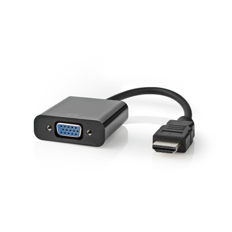 Kaabel HDMI M - VGA F + 3,5mm, 0,2m