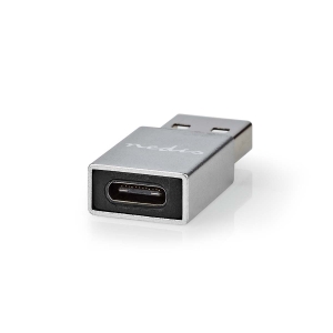 Adapter USB-C pesa - USB-A pistik, hõbe