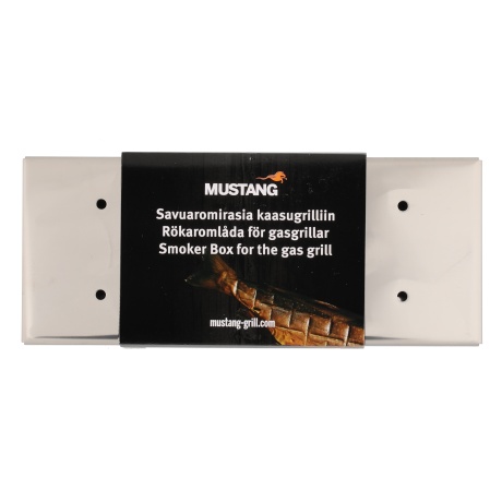 Mustang smoke aroma box for gas grill