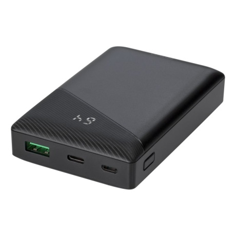 Akupank Deltaco PB-C1000 10000mAh, 1xUSB-C, 1xUSB-A, QuickCharge 3.0, must