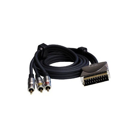 Profigold PGV522 Scart-3xRCA 1,5m EOL