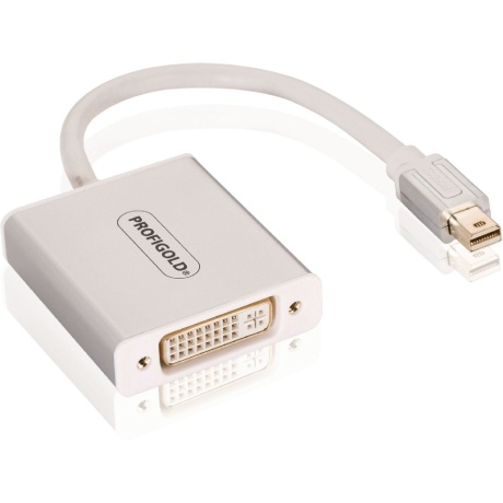 Profigold PROM252 Adapter MAC Mini DP otsik - DVI-D pesa, 0,2m