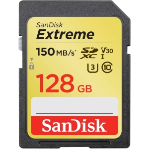 Mälukaart Secure Digital Extreme 128GB 150/70 MB/s V30 / UHS-I / U3