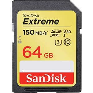 Mälukaart Secure Digital Extreme Plus 64GB 150MB/s U3/V30/Class 10/UHS-I