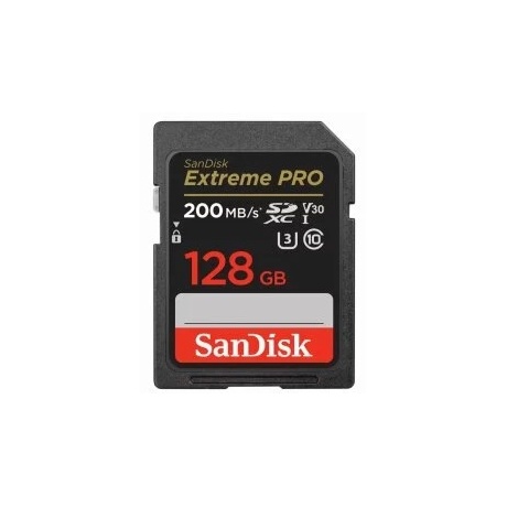 Sandisk SD Extreme Pro 128 ГБ 200/90 МБ/с Class10 / V30 / UHS-I / U3