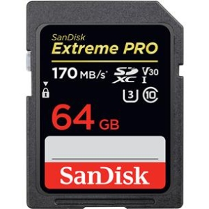 Mälukaart Secure Digital Extreme Pro 64GB 150MB/s U3/V30/Class 10/UHS-I
