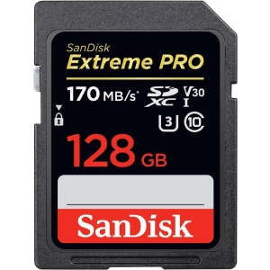 Mälukaart Secure Digital Extreme Pro 128GB 170/90 MB/s V30 / UHS-I / U3