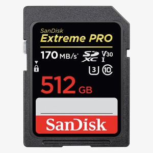 Mälukaart Secure Digital Extreme Pro 512GB 170/90 MB/s V30 / UHS-I / U3