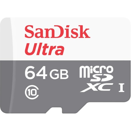 SanDisk SD Micro Ultra 64GB+SD adapter 120MB/s,UHS 1, Class 10, A1