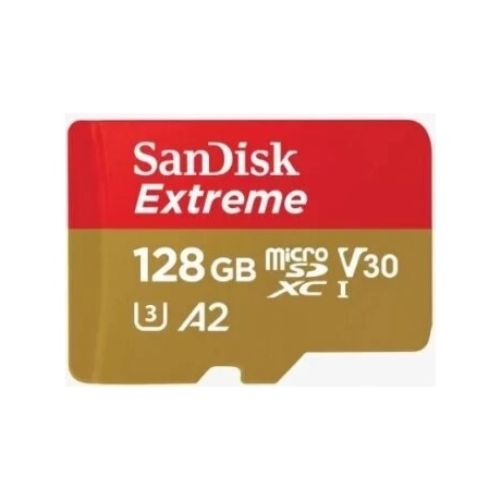 Sandisk microSD Extreme 128GB 190/90 MB/s Class10 / V30 / UHS-I / U3