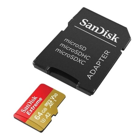 Sandisk microSD Extreme 64GB 170/80 MB/s Class10 / V30 / UHS-I / U3