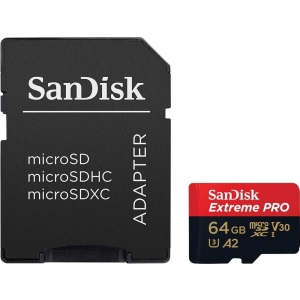Mälukaart Secure Digital micro Extreme Pro 64GB 170MB/s A2/V30/UHS-I/U3