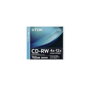 TDK CD-RW 12x 80min/700MB jewel EOL