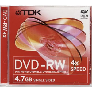 TDK DVD-RW 4,7GB/4x jewel EOL