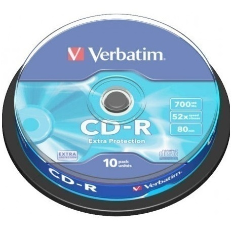 Verbatim CD-R 52x 80min/700MB 10-ne torn Extra Protection