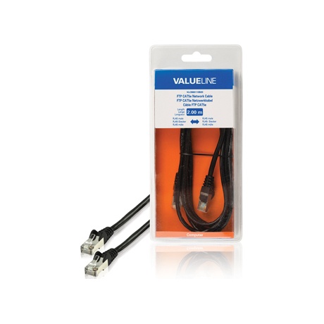 Valueline VLCB85110B20 FTP Cat5e RJ45-RJ45, must, 2m