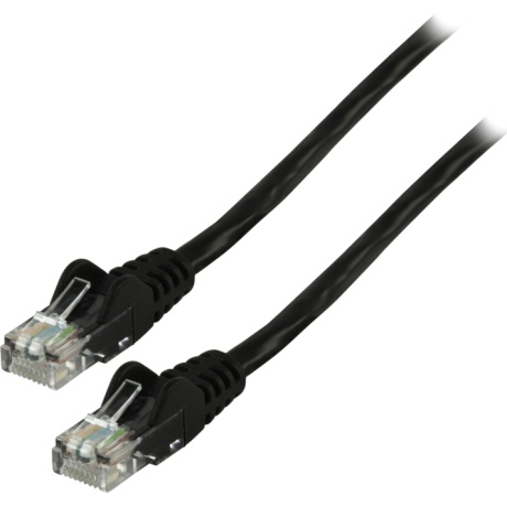 Valueline network cable CAT 5e tip-to-tip in a plastic bag 3m black EOL
