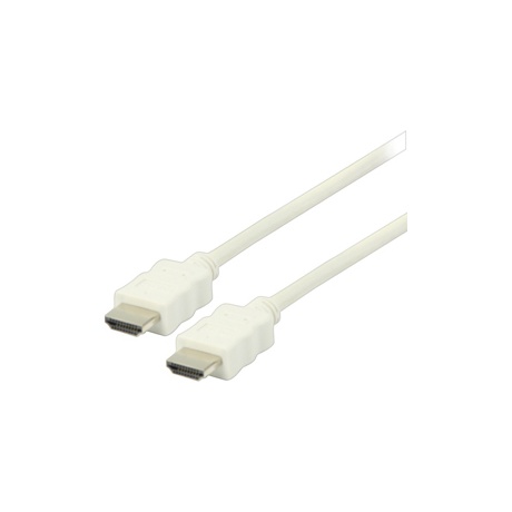 Valueline HDMI 1.4 A otsik- otsik valge 1.00 m