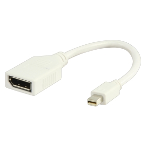 Valueline Mini DisplayPort - DisplayPort adapter kilekotis 0,20m valge