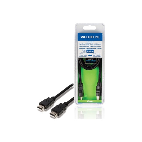 Valueline VLVB34000B10 HDMI A otsik - otsik 1.4 1m