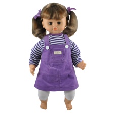 Doll talking Kristiina-Brunette 45cm.