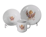 EOL Tableware set made of porcelain pink