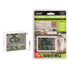 Digital indoor and outdoor thermometer/hygrometer