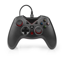 Gamepad Nedis USB PC black with cable