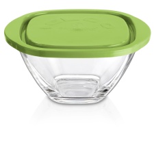 Glass bowl with lid MAGIC 11 Green 220ml / 6