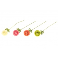 Artificial flower Daisy 30.5cm color selection - white, green, pink and peach