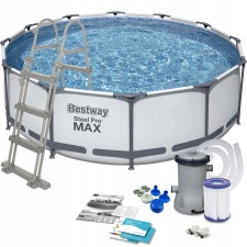 Bestway 56418 Steel Pro Max round above-ground pool 366x100cm