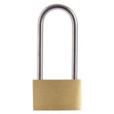 Padlock 40mm, long loop, 2 keys