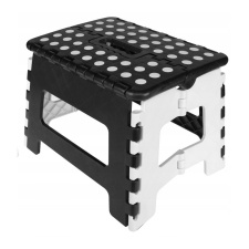 Chair Alex height 22cm (folding) black and white