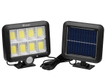 Solar panel LED outdoor light 1200lm, with motion sensor