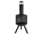 Fire pit with chimney, 43x114cm