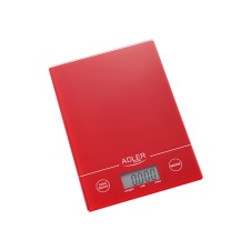 Adler AD3138r kitchen scale digital, max 5kg, red