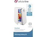 Cellular Samsung Galaxy S5 ümbris, Flip Book, valge EOL