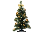 Table spruce Deco 60cm, 20 Led fire, battery operated
