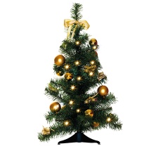 Table spruce Deco 60cm, 20 Led fire, battery operated