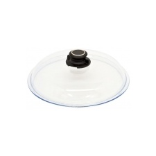 Glass cover with ventilation button 36cm