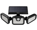 Solar panel LED outdoor light 2000lm, with motion sensor