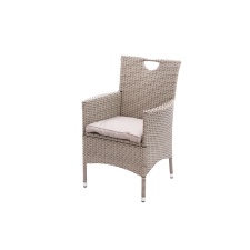 Garden chair Grande Pihapuu 60x89x59, PE braided, padding 4.5cm