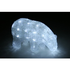 EOL Polar bear, with 40 white LED lights, 22*9.5*14cm, IP20