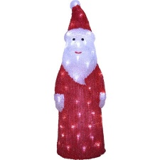 EOL Santa Claus, 19.5x57cm, 60 LED, 230V-31V DC, IP44