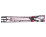 Walking sticks, anti-shock, adjustable, cork handle, black / red / 10