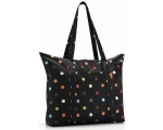 Travel and shopping bag 25L collapsible, dots 4/48