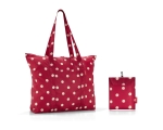 Travel and shopping bag 25L collapsible, ruby dots 4/48