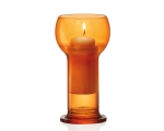 Candlestick made of glass Lucilla Orange DB120